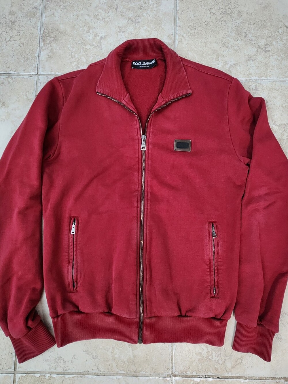 Dolce & Gabbana Men's Zip-Up Sweater Jacket